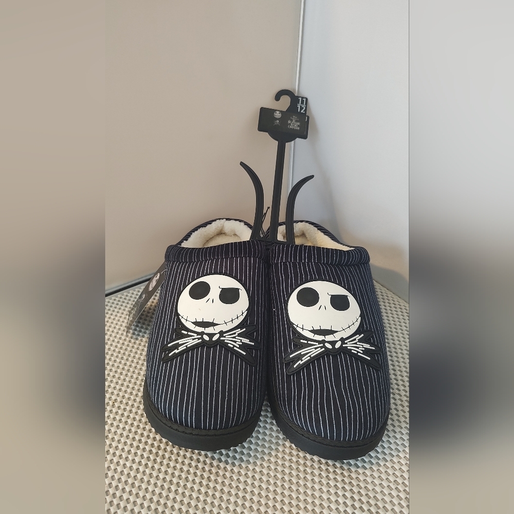 Disney's Nightmare Before Christmas Men's Size 11-12 Clog Slippers NWT
